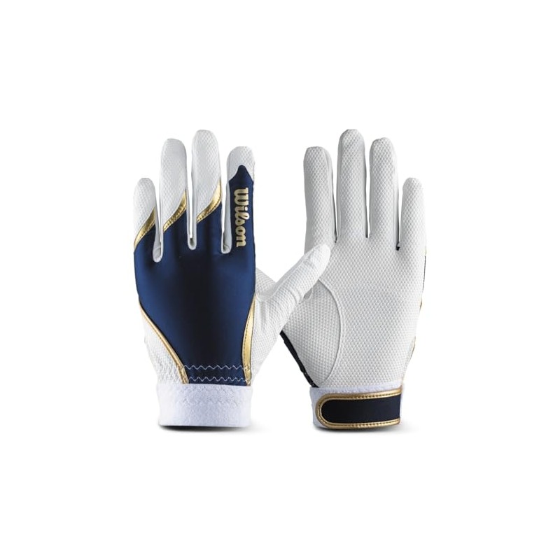 Wilson WB5750601M WL-1 M White Navy Guard Gloves for One