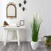 Nearly Natural 4.5ft. Wheat Plume Grass Artificial Plant in White