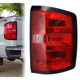 Boine Tail Light Assembly Compatible With 2014-2018 Chevy Silverado 1500 2500HD 3500HD, GMC Sierra 3500 HD Right Passenger Side Bulb and Harness Included (Right Passenger Side)