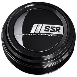 SSR B-TYPE HIGH PARTS227BL-4 Aluminum Racing Cap (Black Anodized), Set of 4