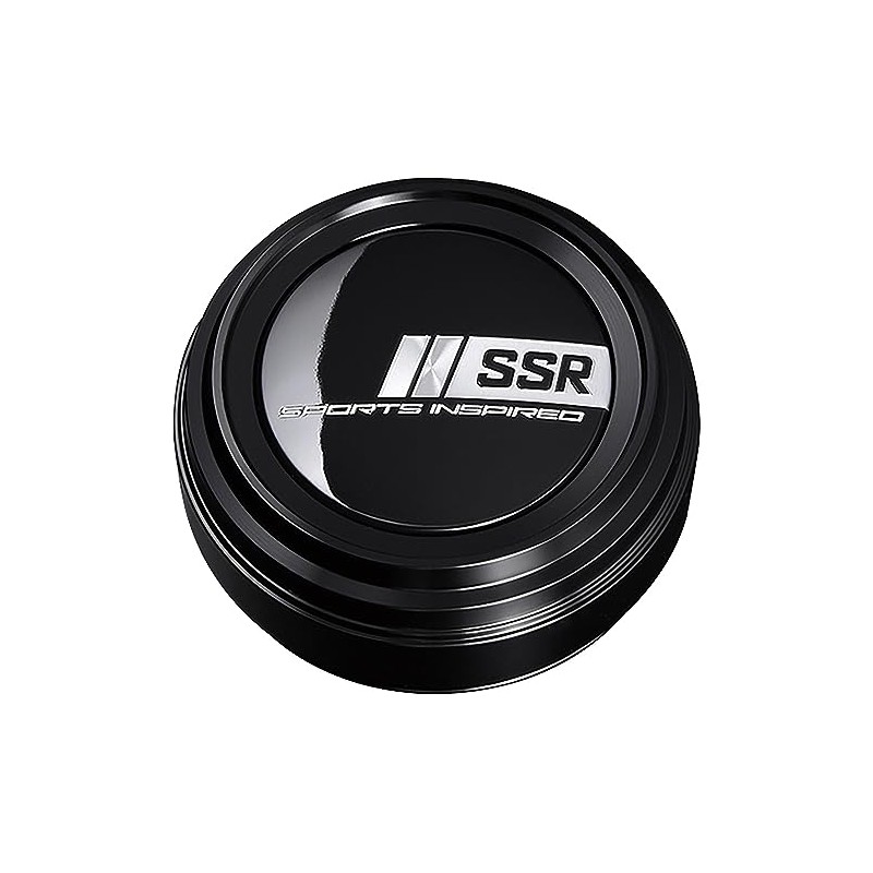 SSR B-TYPE HIGH PARTS227BL-4 Aluminum Racing Cap (Black Anodized), Set