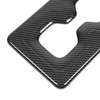 Rear Water Cup Holder Frame Cover Trim Carbon Fiber Look