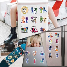 TUMAJI 110 Pcs Dandys Stickers, Cute Dandy's Stickers Vinyl Waterproof Decals for Laptop and Water Bottle, Girl Phone, Bike, Skateboard, Adults Teens Gift