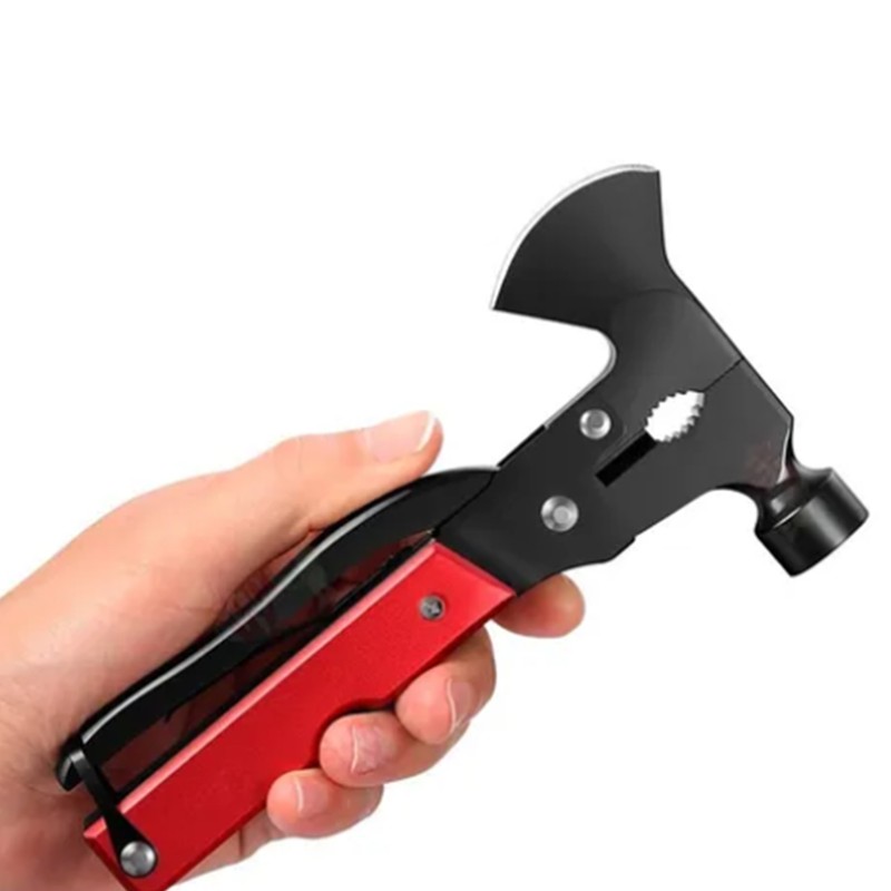 Multi Purpose Tool Axe Stainless Steel Portable Outdoor Camping Safety