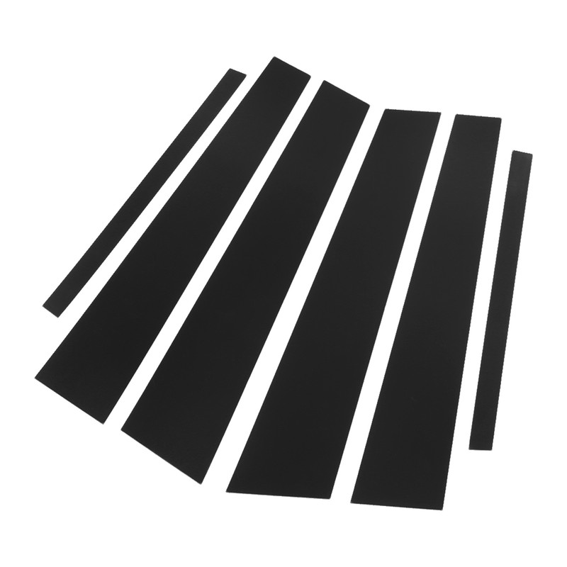 Side Pillar Post Trim 4D Style Glossy Black Replacement for