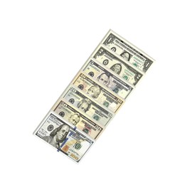 Krilucly 120 Pieces Dollar Bills Play Money Banknotes Prop Money Play Money Dummy Dollar Bills for Film Props Learning and Play for Kids