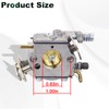 DABAZUALY Carburetor for Craftsman 16 inch Chainsaw Kit for 18