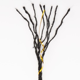 G2PLUS Black Baker Twine, 100 m Cotton Cord, 2 mm Craft Cord, Decorative Cord, Perfect for DIY Arts and Crafts Gardening