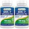 Best Naturals MK-7 Vitamin K2 100 mcg 120 Vegetranian Capsules