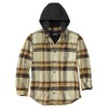 Carhartt Men's Rugged Flex Relaxed Fit Flannel Fleece Lined Hooded