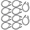10 Sets 4mm Female to Female Banana Socket Test Lead