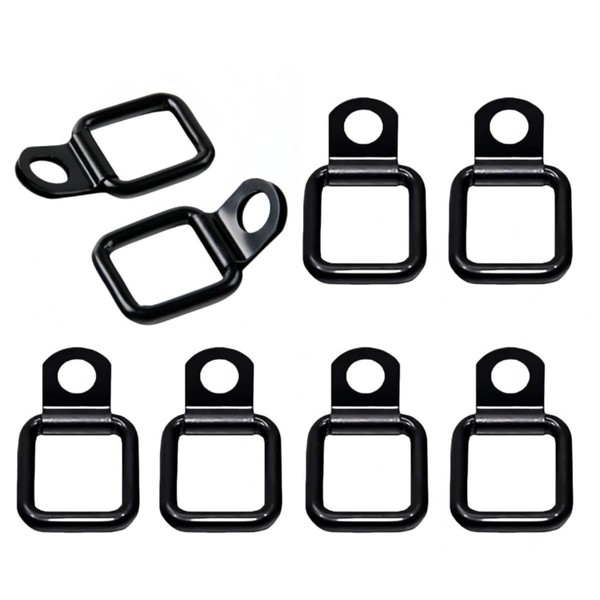 8 PCS Heavy Duty D-Ring Anchors,Easy-to-Install Truck Tie Downs,Ywbfove Compatible