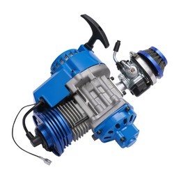 2 Stroke Racing Engine Motor Kit, 47CC 49CC 50CC High Performance Racing Complete Engine, 11000Rmp Air-Cooled Motor Bike Racing Engine for Quad Dirt Bike ATV Scooter