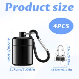 Concert Earplugs, Ear Plugs Concert, 4pcs Ear Plug, High Fidelity Concert Earplugs, 24db Advanced Filter Technology Ear Protection for Music Festivals, DJ's, Nightclub, Drummers.