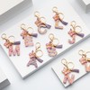 CHUQING Keyring Girl Key Ring Letter Key Pendant Butterfly Keyring