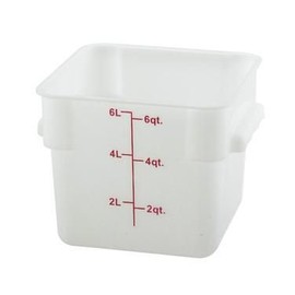 Winco - PESC-6-6 qt Food Storage Container