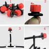 50 Einstellbare Micro Drip Tropfer+50 T-Steckverbinder+50 Gartenschlauch-Erdanker Garten Micro-Drip-System Automatische