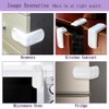 4 Pcs Safe Drawer Locks, Update Child Proof Cupboard Locks,