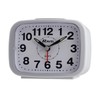 Ravel - Kingston Bold Bell Quartz Alarm Clock - White