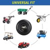 GICOOL 13" Wheelbarrow Tire, 4.00-6 Flat-free Solid Tire and Wheel,