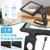 30X 6X Rechargeable Magnifying Glass for Reading, Large Full Page