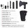 MDHAND Camping Axe Survival Hatchet Axe Tactical Axe with Sheath