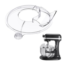 Pouring Shield for KitchenAid Stand Mixers Bowl Lift 6-7 QT Stainless Steel (Only),Safety Pouring Shield,Splatter Guard for Kitchen aid Mixer Bowl,Kitchen aid Accessories and Attachments
