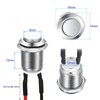 Pack of 2 12 mm Waterproof Switch, Pressure Switch, Waterproof