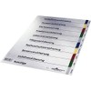 DURABLE Versicherungsregister/6741-27 DIN A4 farbiger Ablauf Hartfolie