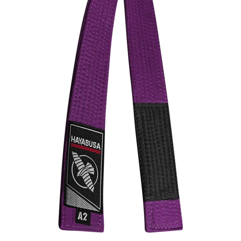 Hayabusa 2.0 Adult Jiu Jitsu Belt - Purple, A4