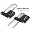 Combination Padlock, Adjustable Long Padlock 4 Digit Password Heavy Duty