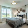 YURNYQ Dimmable White and Gold Flush Mount Ceiling Light Modern