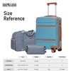 LONG VACATION Luggage Set 3 Piece Set Luggage ABS Carry