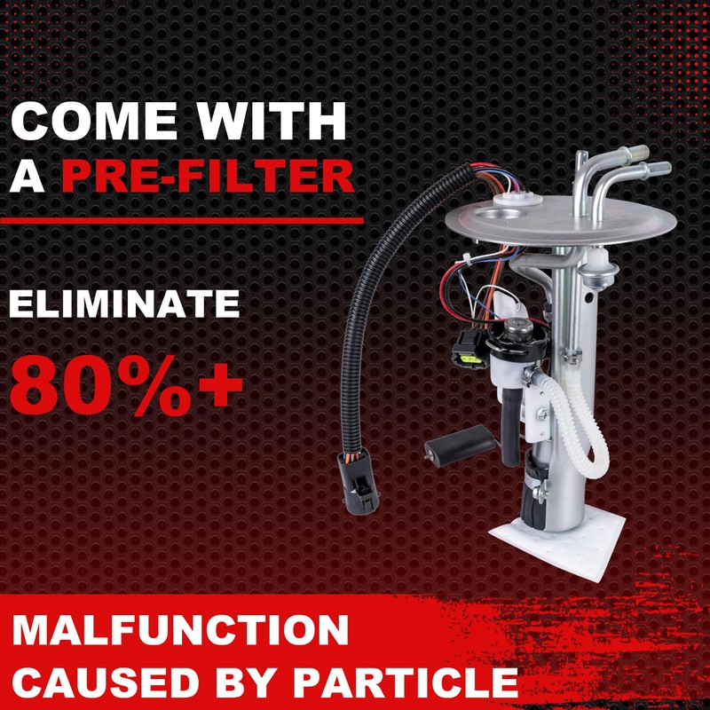 EVERESTWAY Fuel Pump Assembly w/Sending Unit Compatible for 2000 2001