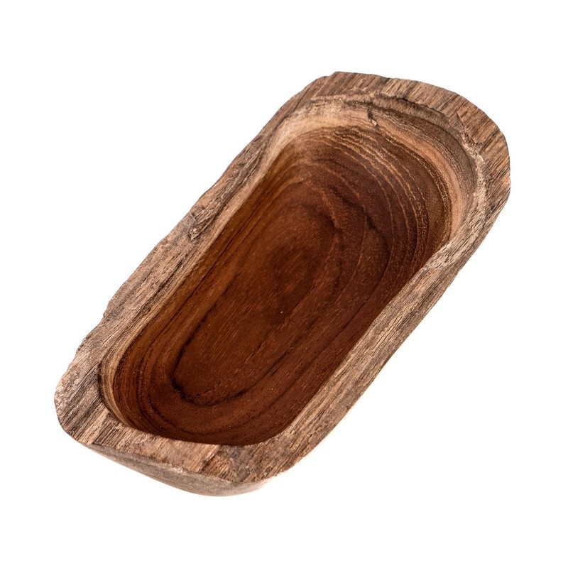 Windalf Galina Natural Teak Bowl 17 cm Snack Bowl Planina