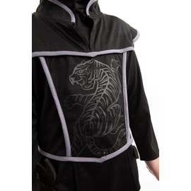 Little Adventures Ninja Costume - Machine Washable Child Pretend Play and Party Costume (X-Large Age 7-9)