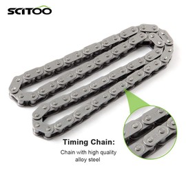 SCITOO Engine Timing Chain Kit Replaces for Ford Aerostar for Ford Explorer for Ford Ranger for Mazda B4000 for Mazda Navajo 1990-1994 4.0L 9-4172S