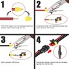708PCS Automotive Electrical Connectors;Weather Pack Connectors Kit;1 2 3 4
