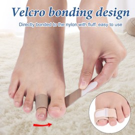 8 Pcs Non-Slip Hammer Toe Straightener Corrector for Comfortable Alignment and Protection Against Overlapping and Crooked Toes