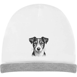 Azeeda 'Jack Russell Dog' Kids Slouch Hat (KH00034215) White