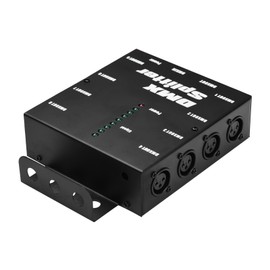 Signal Splitter 1 Way in 8 Channel Output Signal Splitter Amplifier Distributor for Stage Lighting