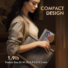 Venircool Smart Android Projector 1080P Outdoor Home Movie Projector