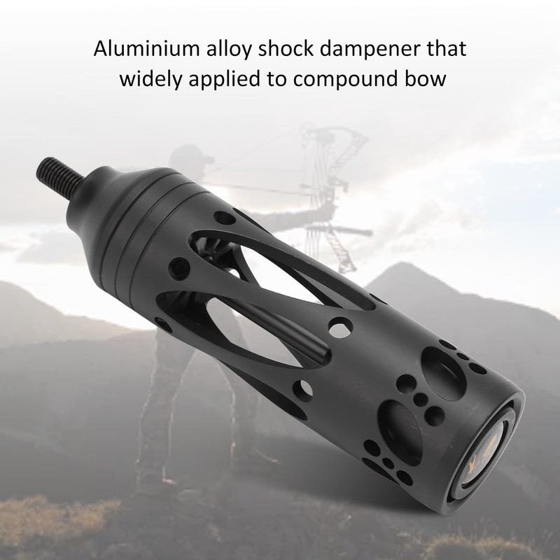 Archery Bow Stabilizer Aluminium Alloy Compound Shock Damper Vibration Dampener