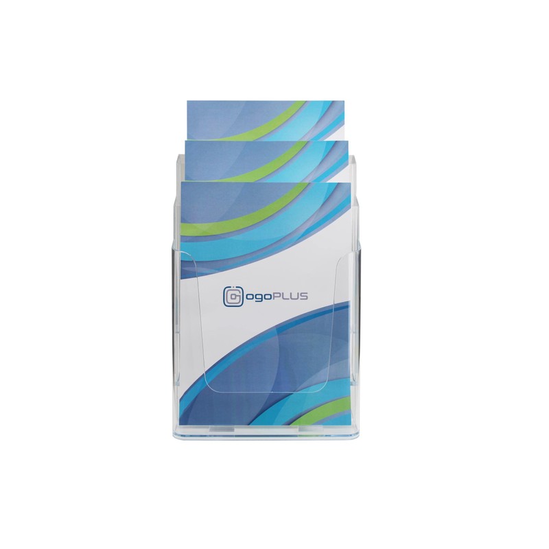 ogoPLUS 3 Tier Brochure Holder DIN A4 Portrait Format /