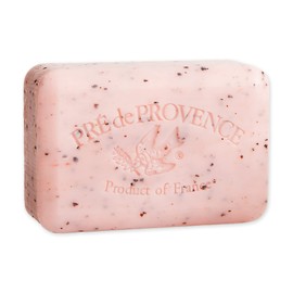 Pre de Provence Artisanal Soap Bar, Enriched with Organic Shea Butter, Natural French Skincare, Quad Milled for Rich Smooth Lather, 8.8 Ounce, Juicy Pomegranate