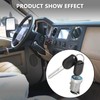 RAMATA Ignition Switch Lock Cylinder with 2pcs Transponder Chip Keys
