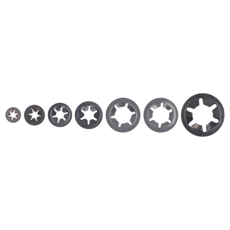 285Pcs Starlock Washer Internal Tooth Lock Fastener M3 M4 M5