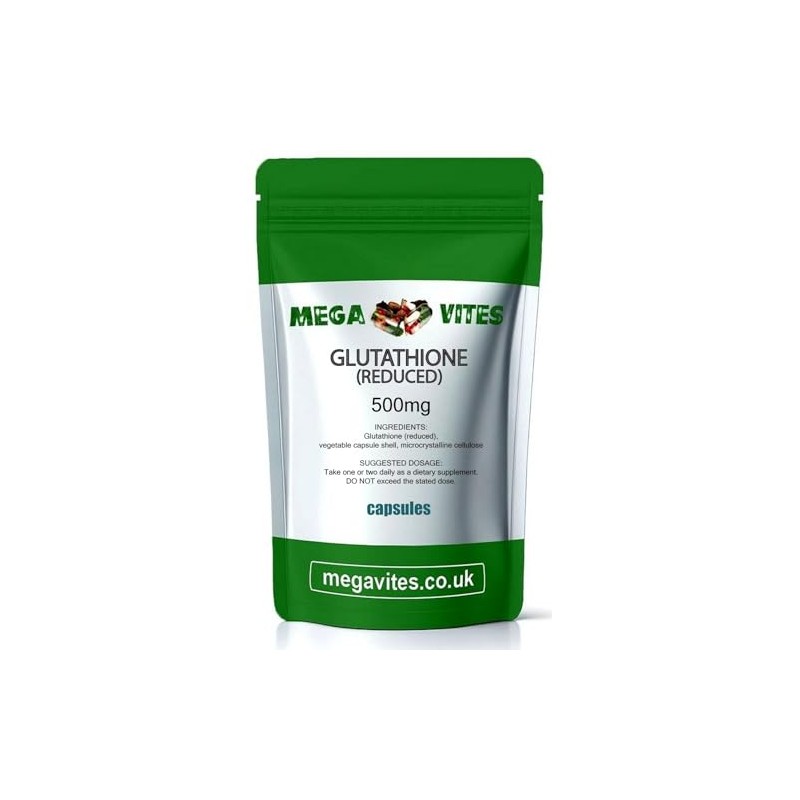 GLUTATHIONE Capsules 500mg x 120 - MEGAVITES