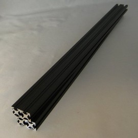 Makerbeam Aluminium Bar Profile 10 x 10 Length 300 mm Black Anodised Pack of 4