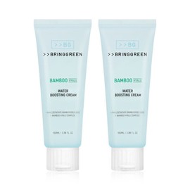 Bring Green Bamboo Hyalu Moisture Boosting Cream Double Plan (100ml+100ml) -R / 브링그린 대나무 히알루 수분 부스팅 크림 더블기획 (100ml+100ml) -R